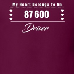 My Heart Belongs To A 1987 600 Driver Dark Color T Shirt
