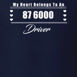 My Heart Belongs To A 1987 6000 Driver Dark Color T Shirt