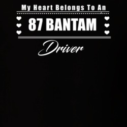 My Heart Belongs To A 1987 Bantam Driver Dark Color T Shirt