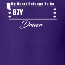 My Heart Belongs To A 1987 Celebrity Driver Dark Color T Shirt