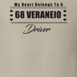 My Heart Belongs To A 1968 Veraneio Driver Light Color T Shirt