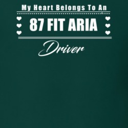 My Heart Belongs To A 1987 Fit Aria Driver Dark Color T Shirt