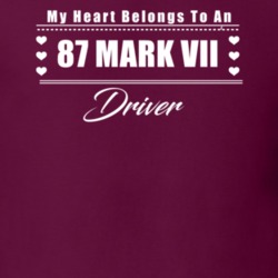 My Heart Belongs To A 1987 Mark Vii Driver Dark Color T Shirt