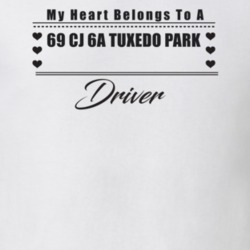 My Heart Belongs To A 1969 Cj 6A Tuxedo Park Driver Light Color T Shir