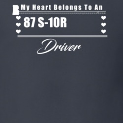 My Heart Belongs To A 1987 S-10 Blazer Driver Dark Color T Shirt