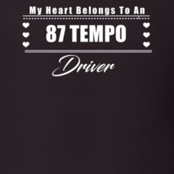 My Heart Belongs To A 1987 Tempo Driver Dark Color T Shirt
