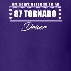 My Heart Belongs To A 1987 Tornado Driver Dark Color T Shirt