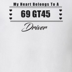 My Heart Belongs To A 1969 Gt45 Driver Light Color T Shirt