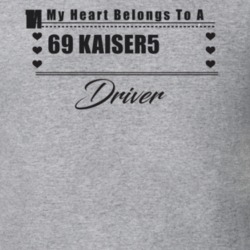 My Heart Belongs To A 1969 Kaiser M715 Driver Light Color T Shirt
