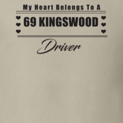 My Heart Belongs To A 1969 Kingswood Driver Light Color T Shirt