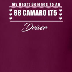 My Heart Belongs To A 1988 Camaro Lt5 Driver Dark Color T Shirt