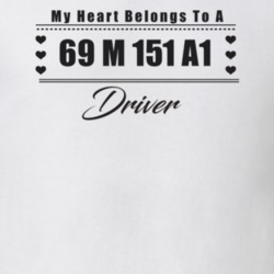 My Heart Belongs To A 1969 M 151 A1 Driver Light Color T Shirt
