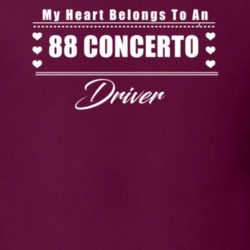 My Heart Belongs To A 1988 Concerto Driver Dark Color T Shirt