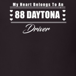 My Heart Belongs To A 1988 Daytona Driver Dark Color T Shirt
