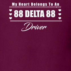 My Heart Belongs To A 1988 Delta 88 Driver Dark Color T Shirt