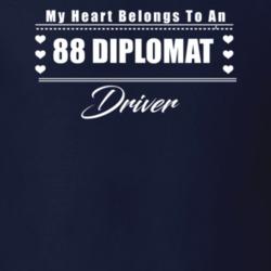 My Heart Belongs To A 1988 Diplomat Driver Dark Color T Shirt