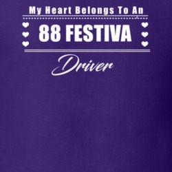My Heart Belongs To A 1988 Festiva Driver Dark Color T Shirt