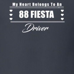 My Heart Belongs To A 1988 Fiesta Driver Dark Color T Shirt