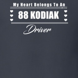 My Heart Belongs To A 1988 Kodiak Driver Dark Color T Shirt
