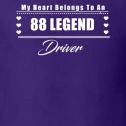 My Heart Belongs To A 1988 Legend Driver Dark Color T Shirt