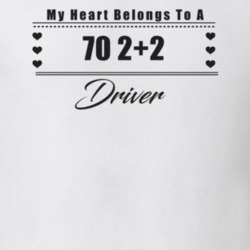 My Heart Belongs To A 1970 2+2 Driver Light Color T Shirt