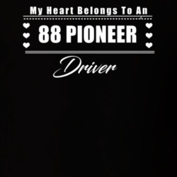 My Heart Belongs To A 1988 Pioneer Driver Dark Color T Shirt