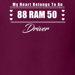 My Heart Belongs To A 1988 Ram 50 Driver Dark Color T Shirt
