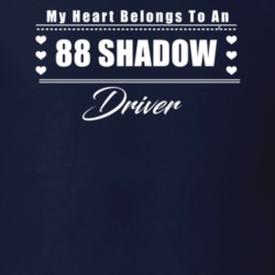 My Heart Belongs To A 1988 Shadow Driver Dark Color T Shirt