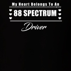 My Heart Belongs To A 1988 Spectrum Driver Dark Color T Shirt