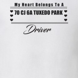 My Heart Belongs To A 1970 Cj 6A Tuxedo Park Driver Light Color T Shir