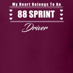 My Heart Belongs To A 1988 Sprint Driver Dark Color T Shirt