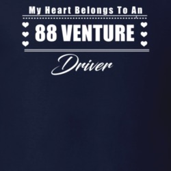 My Heart Belongs To A 1988 Venture Driver Dark Color T Shirt