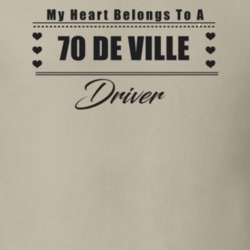 My Heart Belongs To A 1970 De Ville Driver Light Color T Shirt