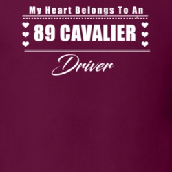 My Heart Belongs To A 1989 Cavalier Driver Dark Color T Shirt