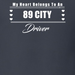 My Heart Belongs To A 1989 City Driver Dark Color T Shirt