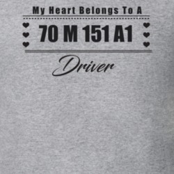 My Heart Belongs To A 1970 M 151 A1 Driver Light Color T Shirt
