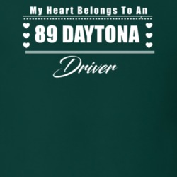 My Heart Belongs To A 1989 Daytona Driver Dark Color T Shirt