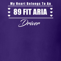 My Heart Belongs To A 1989 Fit Aria Driver Dark Color T Shirt