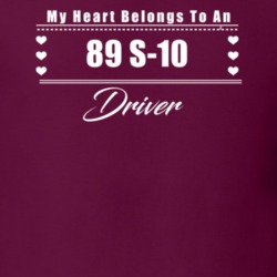 My Heart Belongs To A 1989 S-10 Driver Dark Color T Shirt