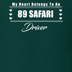 My Heart Belongs To A 1989 Safari Driver Dark Color T Shirt