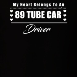 My Heart Belongs To A 1989 Tube Car Driver Dark Color T Shirt
