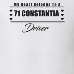 My Heart Belongs To A 1971 Constantia Driver Light Color T Shirt