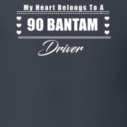 My Heart Belongs To A 1990 Bantam Driver Dark Color T Shirt