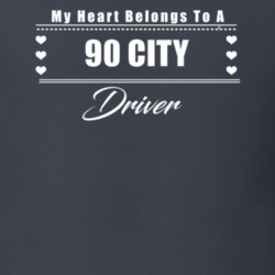 My Heart Belongs To A 1990 City Driver Dark Color T Shirt