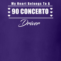 My Heart Belongs To A 1990 Concerto Driver Dark Color T Shirt