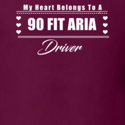 My Heart Belongs To A 1990 Fit Aria Driver Dark Color T Shirt