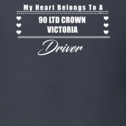 My Heart Belongs To A 1990 Ltd Crown Victoria Driver Dark Color T Shir