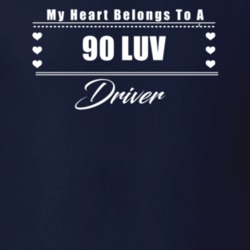 My Heart Belongs To A 1990 Luv Driver Dark Color T Shirt