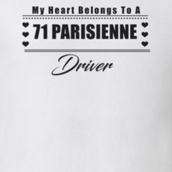 My Heart Belongs To A 1971 Parisienne Driver Light Color T Shirt