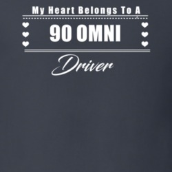 My Heart Belongs To A 1990 Omni Driver Dark Color T Shirt